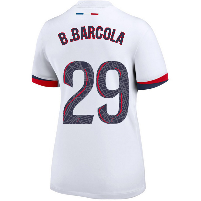 2025/26 Bradley Barcola #29 Away Women's Soccer Jersey