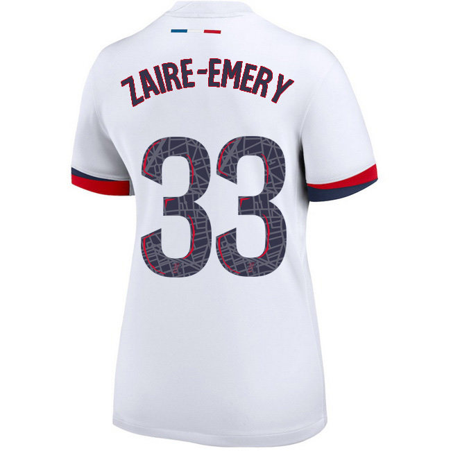 2025/26 Warren Zaire-Emery #33 Away Women's Soccer Jersey