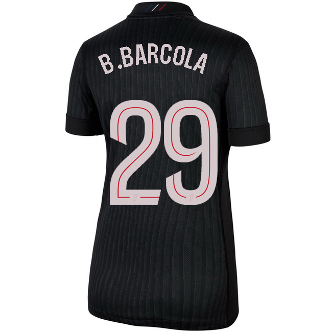 2025/26 Bradley Barcola #29 Fourth Women's Soccer Jersey