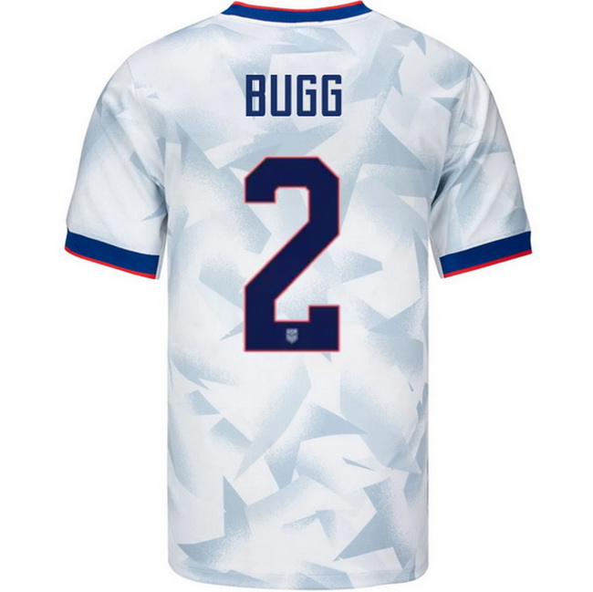 USA 2025 Jordyn Bugg Home Men's Soccer Jersey