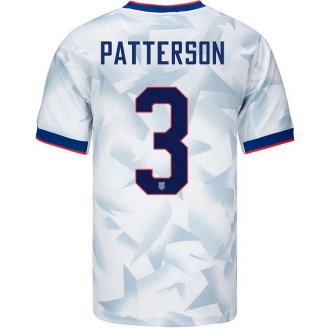 USA 2025 Avery Patterson Home Men's Soccer Jersey