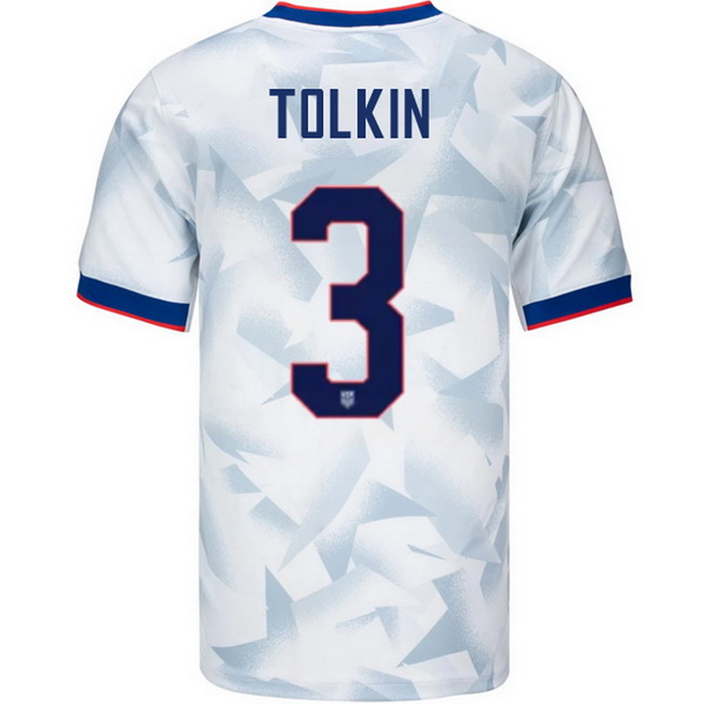 USA 2025 John Tolkin Home Men's Soccer Jersey