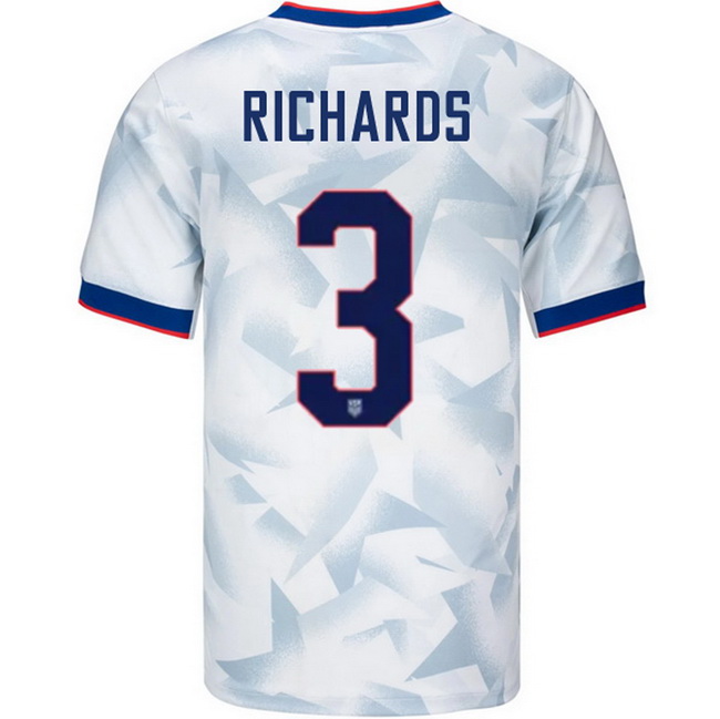 USA 2025 Chris Richards Home Men's Soccer Jersey