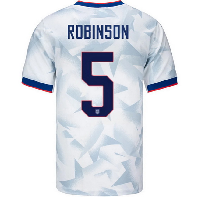 USA 2025 Antonee Robinson Home Men's Soccer Jersey