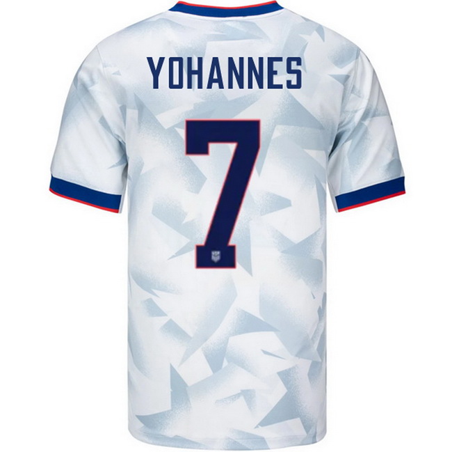 USA 2025 Lily Yohannes Home Men's Soccer Jersey