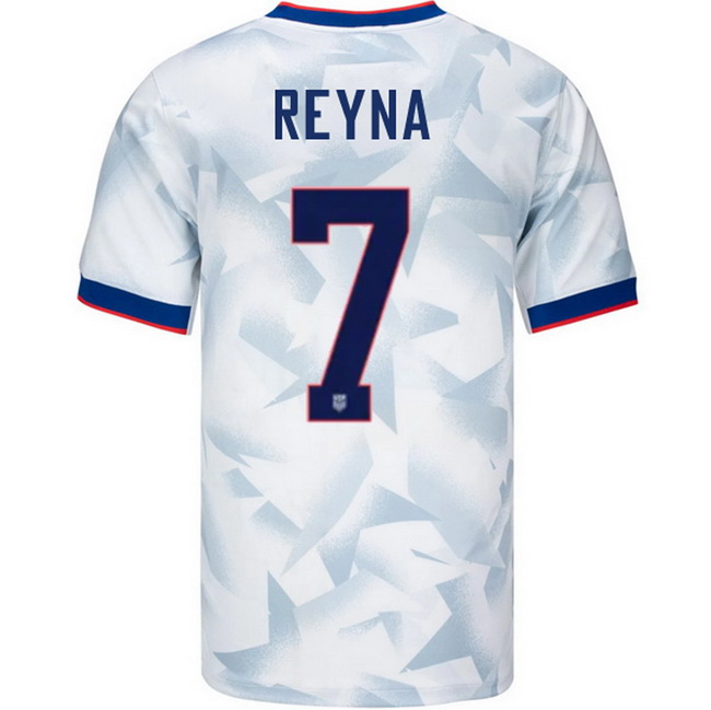 USA 2025 Gio Reyna Home Men's Soccer Jersey