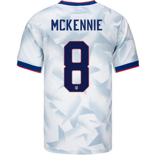 USA 2025 Weston McKennie Home Men's Soccer Jersey