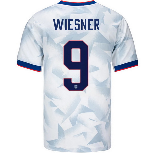 USA 2025 Kate Wiesner Home Men's Soccer Jersey