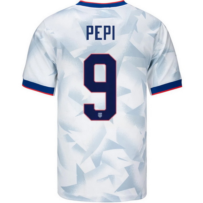 USA 2025 Ricardo Pepi Home Men's Soccer Jersey