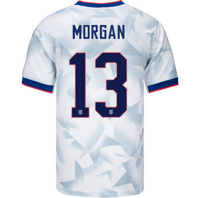 USA 2025 Alex Morgan Home Men's Soccer Jersey