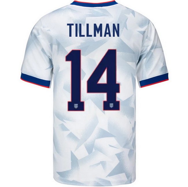 USA 2025 Timmy Tillman Home Men's Soccer Jersey