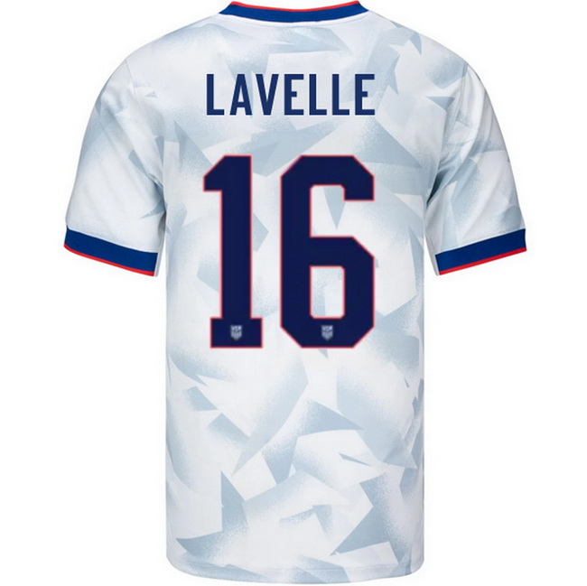 USA 2025 Rose Lavelle Home Men's Soccer Jersey
