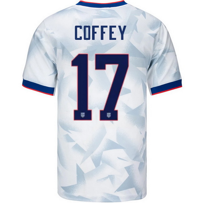 USA 2025 Sam Coffey Home Men's Soccer Jersey