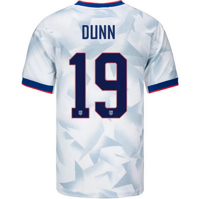 USA 2025 Crystal Dunn Home Men's Soccer Jersey