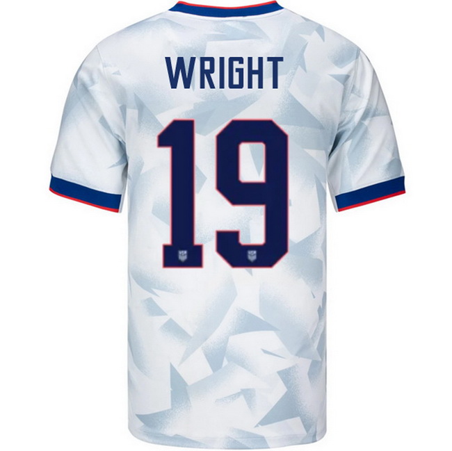 USA 2025 Haji Wright Home Men's Soccer Jersey