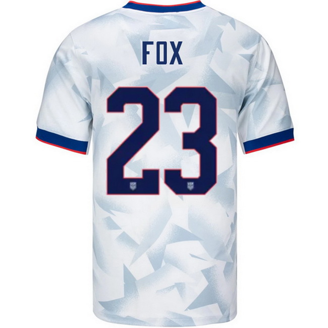 USA 2025 Emily Fox Home Men's Soccer Jersey
