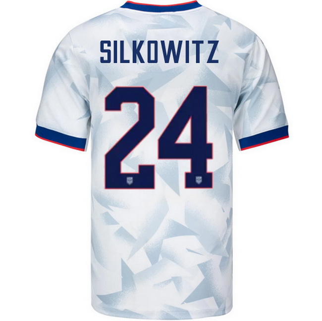 USA 2025 Jordan Silkowitz Home Men's Soccer Jersey