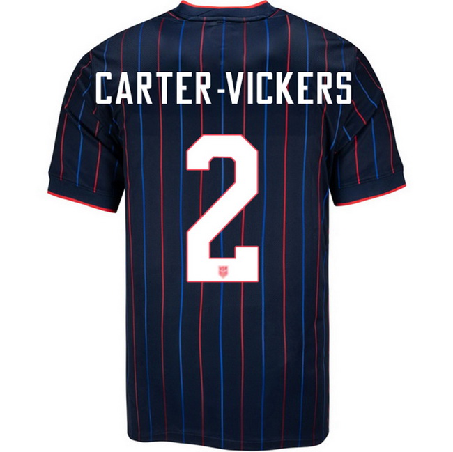 USA 2025 Cameron Carter-Vickers Away Men's Soccer Jersey