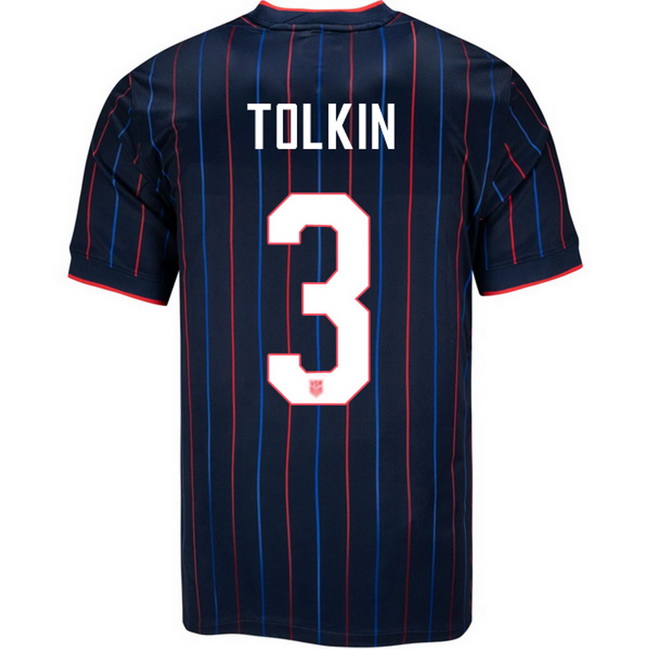 USA 2025 John Tolkin Away Men's Soccer Jersey