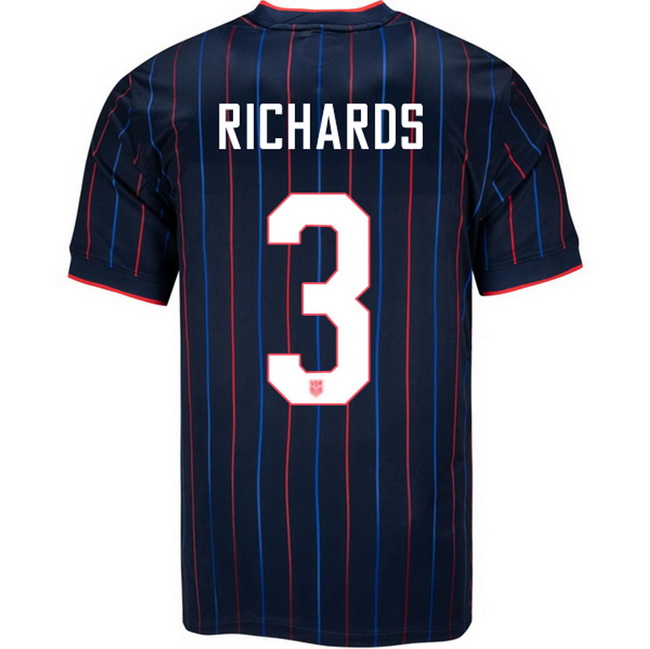 USA 2025 Chris Richards Away Men's Soccer Jersey