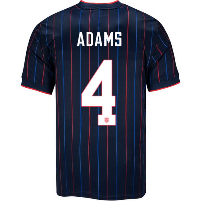 USA 2025 Tyler Adams Away Men's Soccer Jersey