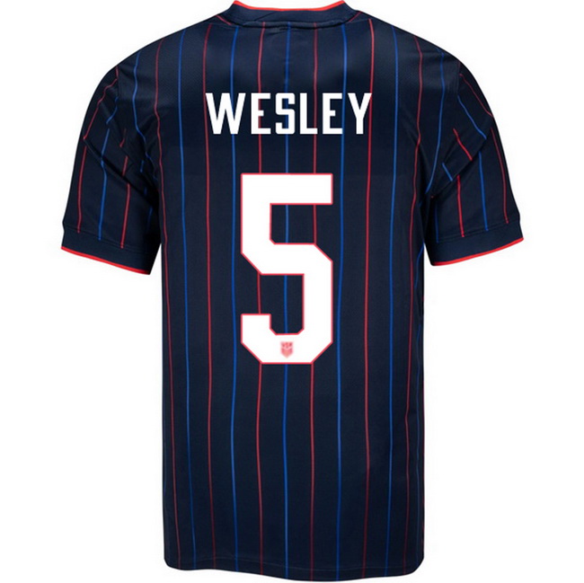 USA 2025 Kennedy Wesley Away Men's Soccer Jersey