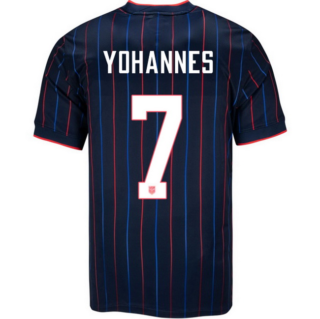 USA 2025 Lily Yohannes Away Men's Soccer Jersey