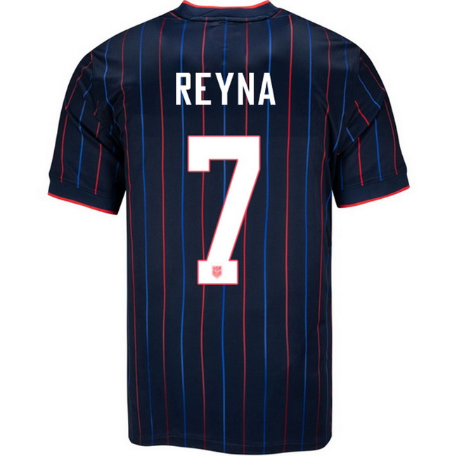 USA 2025 Gio Reyna Away Men's Soccer Jersey