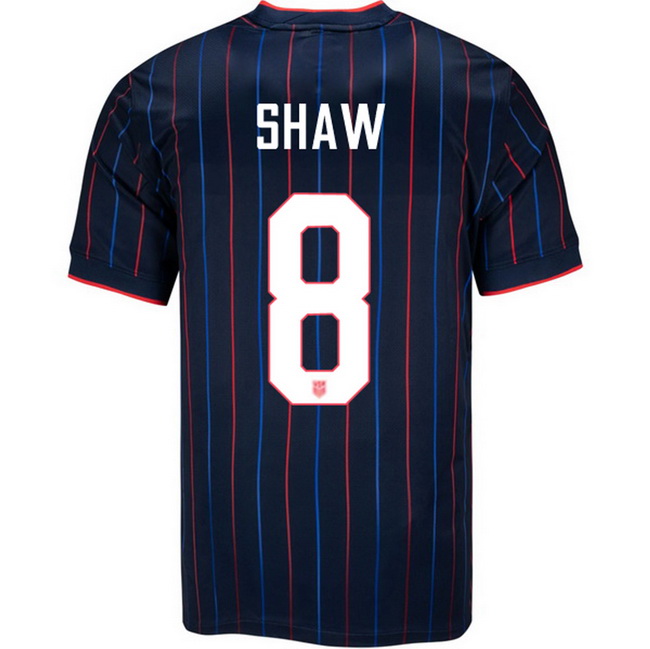 USA 2025 Jaedyn Shaw Away Men's Soccer Jersey
