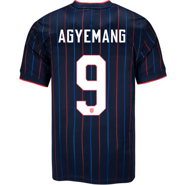 USA 2025 Patrick Agyemang Away Men's Soccer Jersey