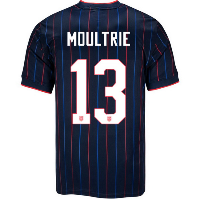 USA 2025 Olivia Moultrie Away Men's Soccer Jersey