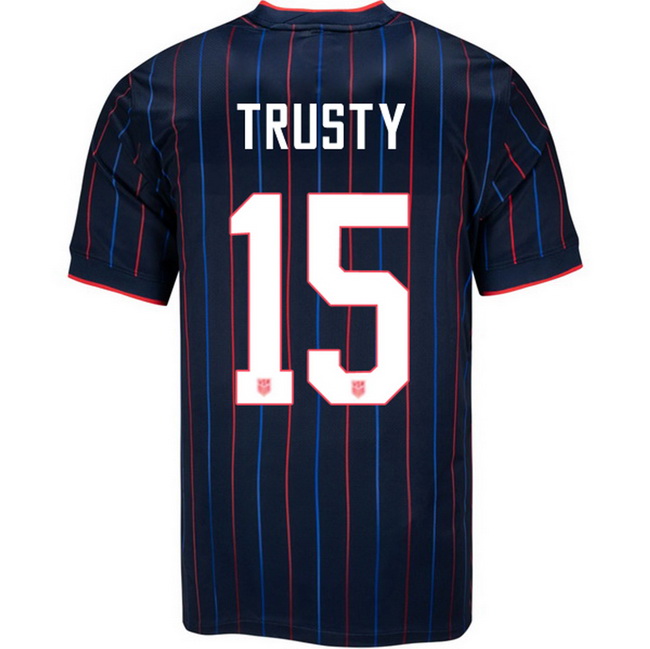 USA 2025 Auston Trusty Away Men's Soccer Jersey