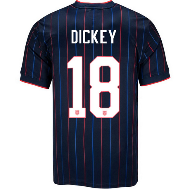 USA 2025 Claudia Dickey Away Men's Soccer Jersey