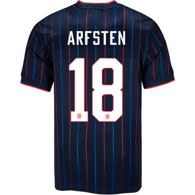 USA 2025 Max Arfsten Away Men's Soccer Jersey