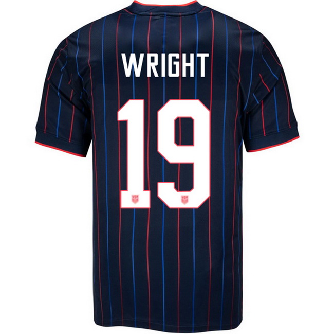 USA 2025 Haji Wright Away Men's Soccer Jersey