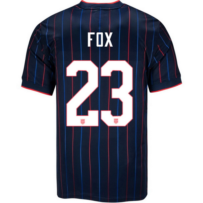 USA 2025 Emily Fox Away Men's Soccer Jersey