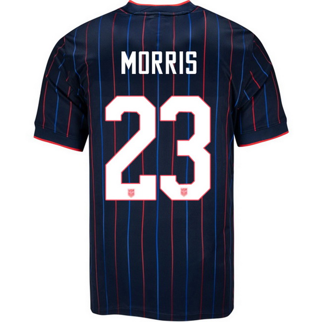USA 2025 Aidan Morris Away Men's Soccer Jersey