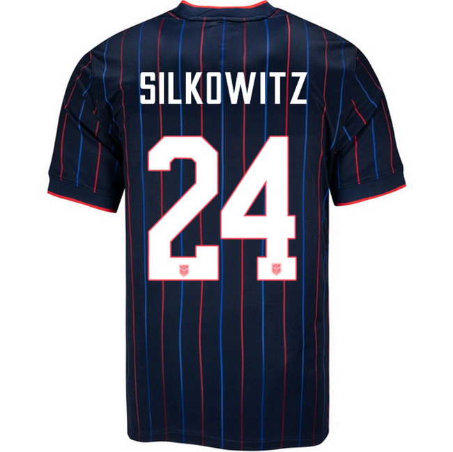 USA 2025 Jordan Silkowitz Away Men's Soccer Jersey