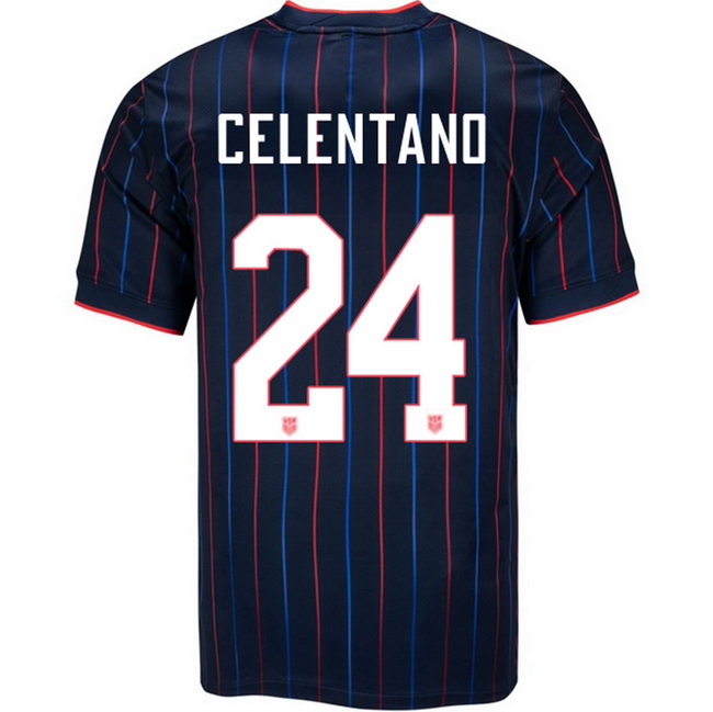 USA 2025 Roman Celentano Away Men's Soccer Jersey