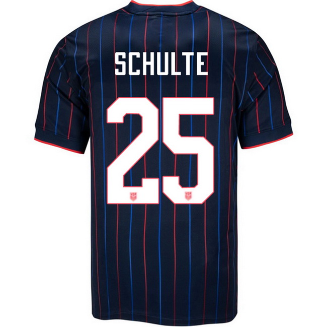 USA 2025 Patrick Schulte Away Men's Soccer Jersey