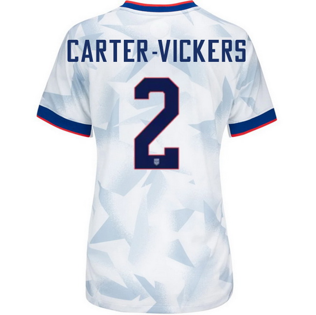 USA 2025 Cameron Carter-Vickers Home Women's Soccer Jersey