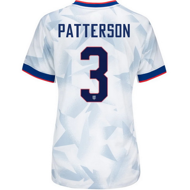 USA 2025 Avery Patterson Home Women's Soccer Jersey