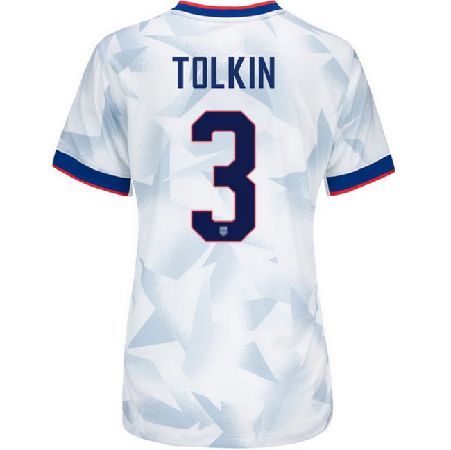 USA 2025 John Tolkin Home Women's Soccer Jersey