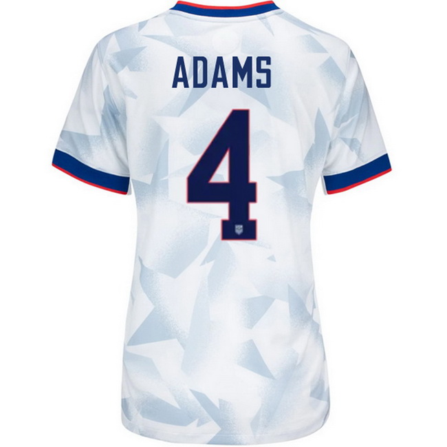 USA 2025 Tyler Adams Home Women's Soccer Jersey