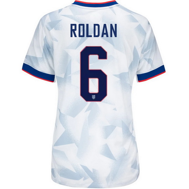 USA 2025 Cristian Roldan Home Women's Soccer Jersey