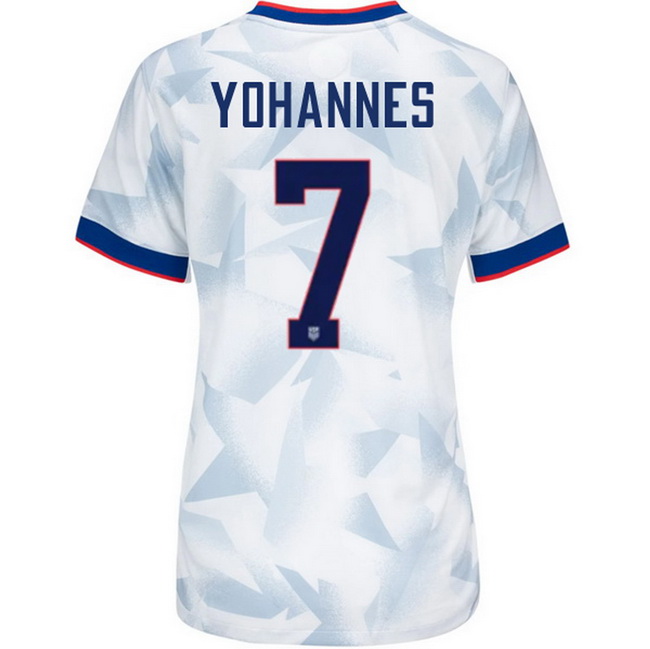USA 2025 Lily Yohannes Home Women's Soccer Jersey
