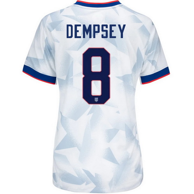 USA 2025 Clint Dempsey Home Women's Soccer Jersey