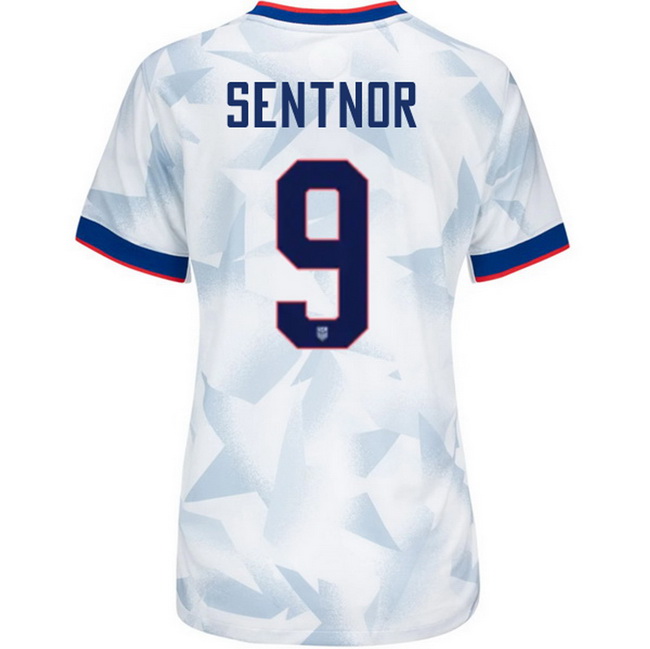 USA 2025 Ally Sentnor Home Women's Soccer Jersey