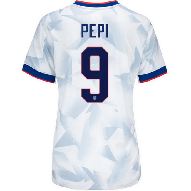 USA 2025 Ricardo Pepi Home Women's Soccer Jersey