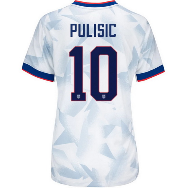 USA 2025 Christian Pulisic Home Women's Soccer Jersey